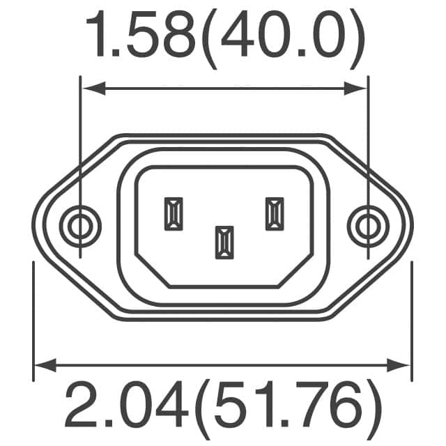1-6609987-2 TE Connectivity Corcom Filters  Power Entry Modules (PEM)
